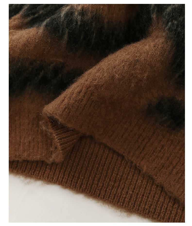 Pre Order:  Jacquard Mohair Knit Sweater