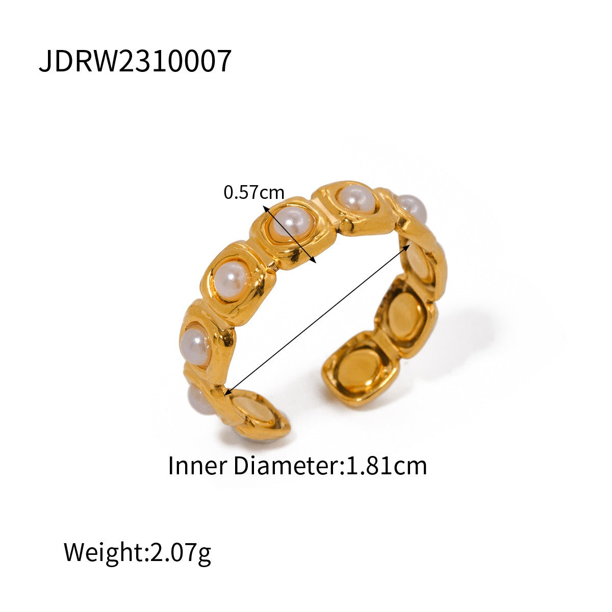 Pre Order:  Assorted Gold Plated Open Ring