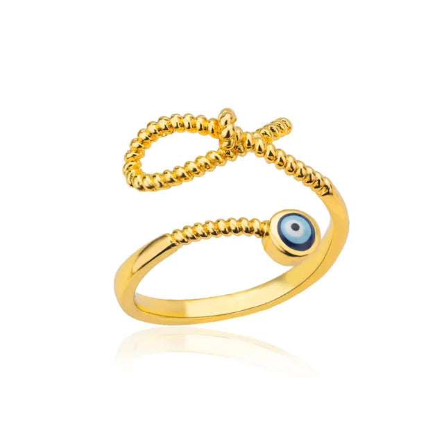 Pre Order:  Assorted Eye Plated Copper Ring