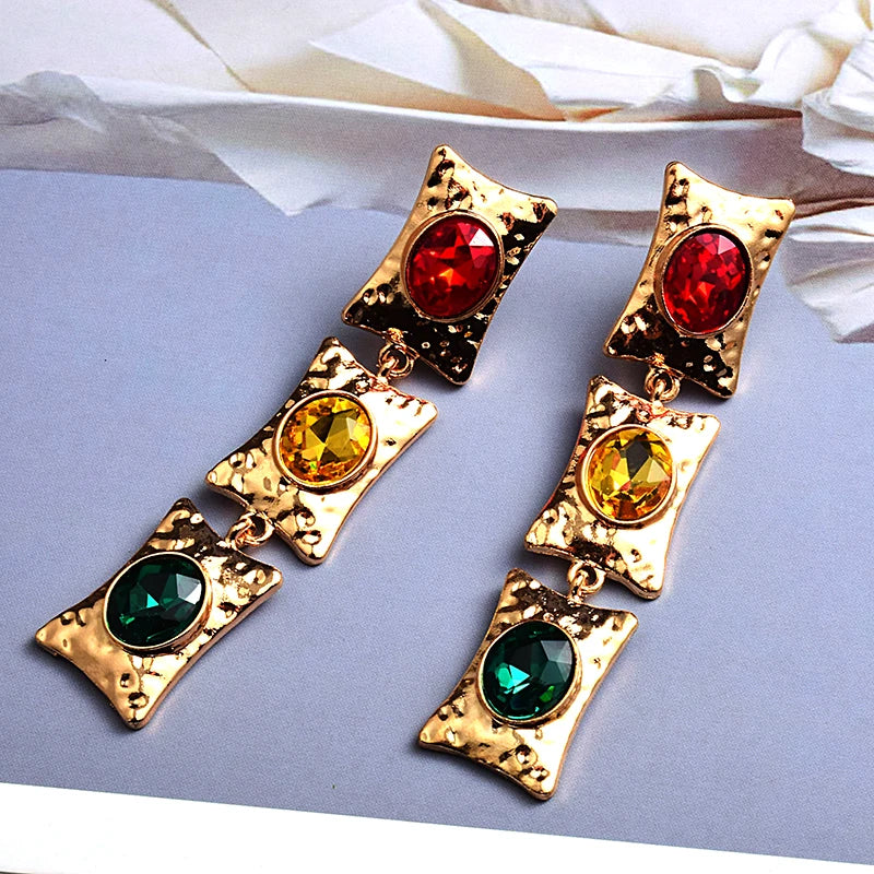 Pre Order:  Traffic Light Drop Earrings