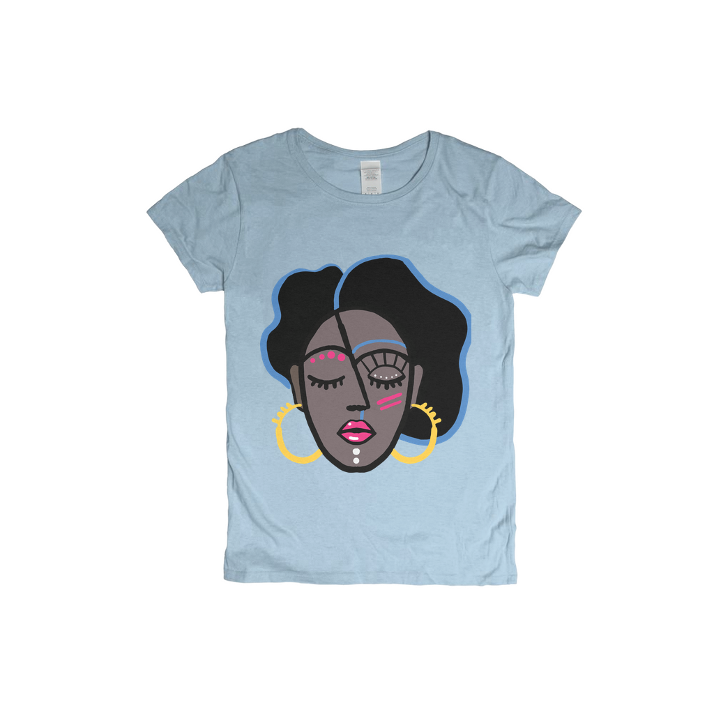 Mocha Afro Pink T-Shirt