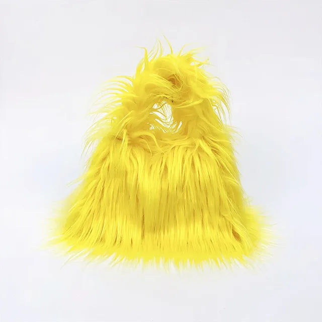 Pre Order:  Shaggy Faux Fur Handbag