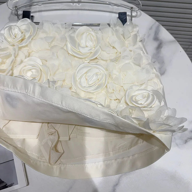 Pre Order: 3D Flower Luxury Short Skirt