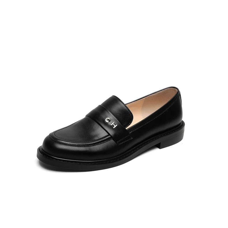 Pre Order:  Round Toe Chunky Platform Loafers