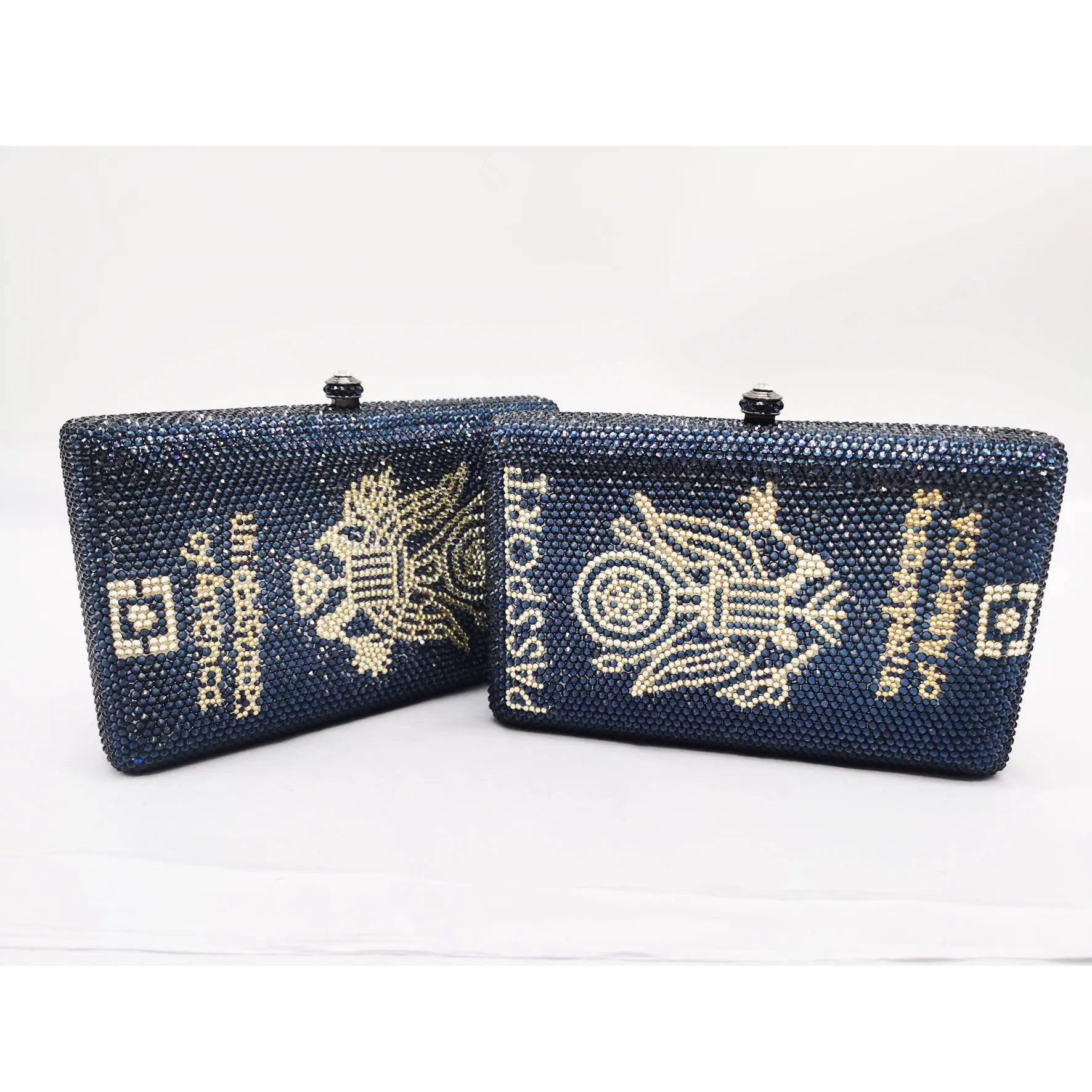 Pre Order:  Passport Rhinestones Clutch Bag