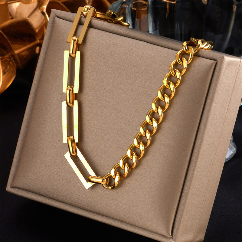 Pre Order:  Link Curb Combination Necklace