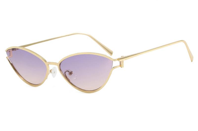 Pre Order:  Cat Eye Hollowed Out Metal Sunglasses