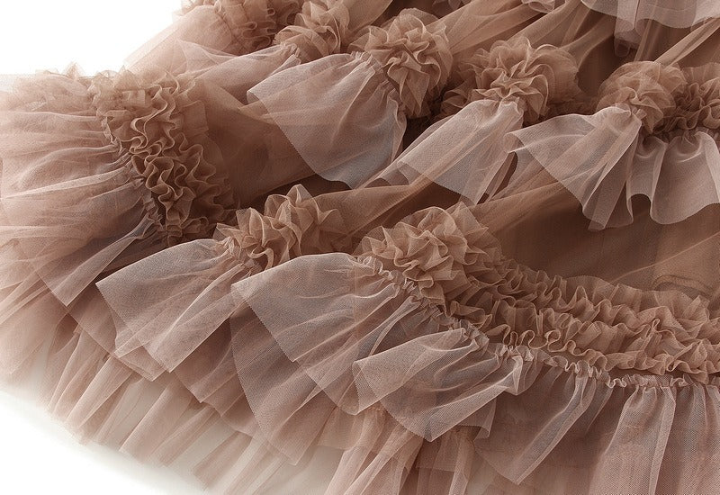 Pre Order:  Big Fluffy Mesh Cake Skirt