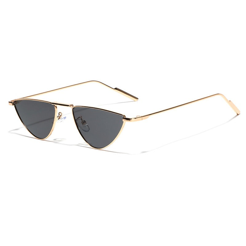 Pre Order:  Triangle Metal Frame Colored Sunglasses