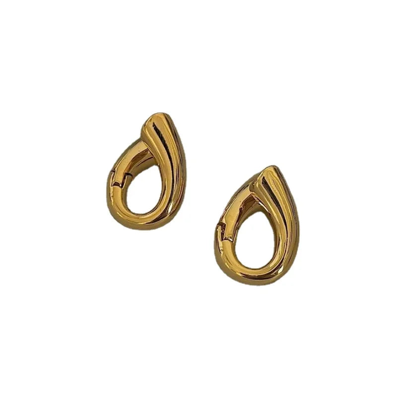 Pre Order:  Chunky Open Hoop Earrings