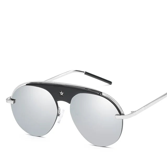 Pre Order:  Retro Single Bridge Star Sunglasses