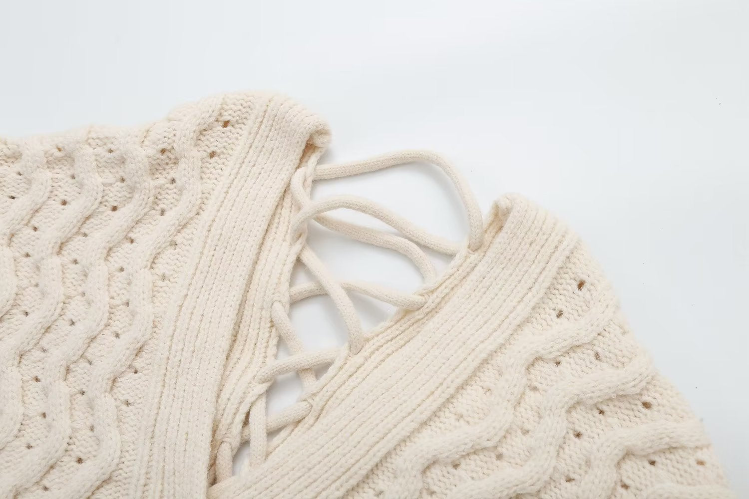 Pre Order:  Textured Knit Drawstring Cardigan