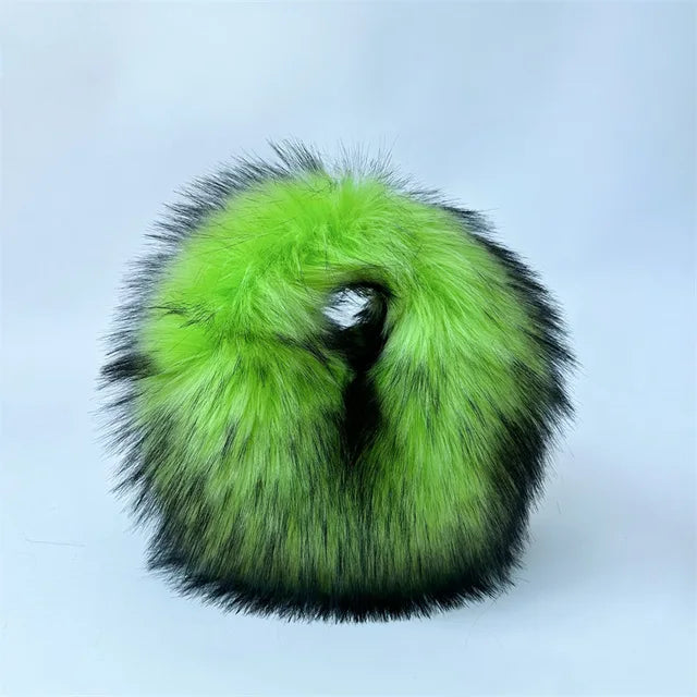 Pre Order:  Fluffy Faux Fur Round Handbag