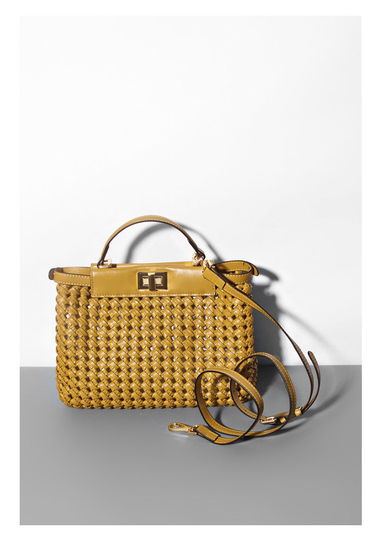 Pre Order:  Hollow Woven Crossbody Shoulder Bag