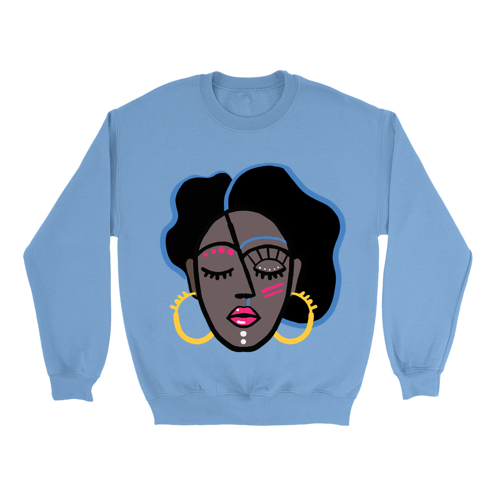 Mocha Afro Pink Sweatshirt