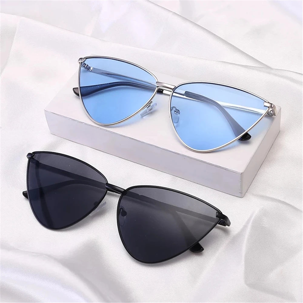 Pre Order:  Triangle Metal Frame Sunglasses