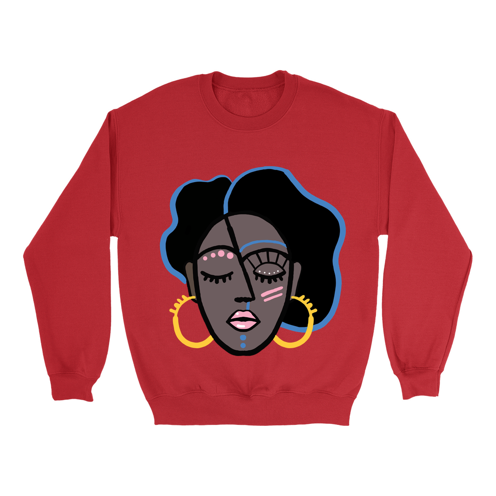 Mocha Afro Blush Sweatshirt