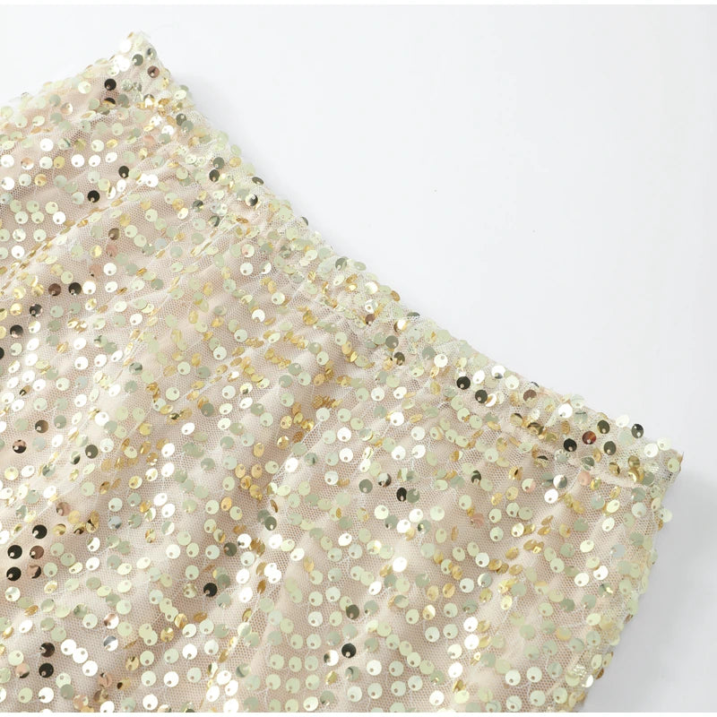 Pre Order:  Evening Sequin Maxi Skirt