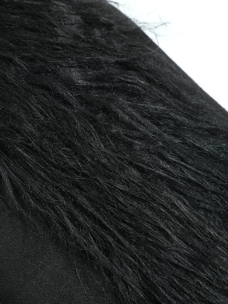 Pre Order:  Furry Sleeves Loose Fit Jacket