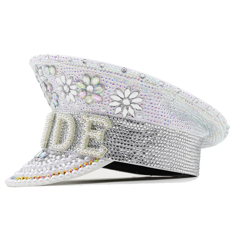 Diamond Studded Party Performance Hat