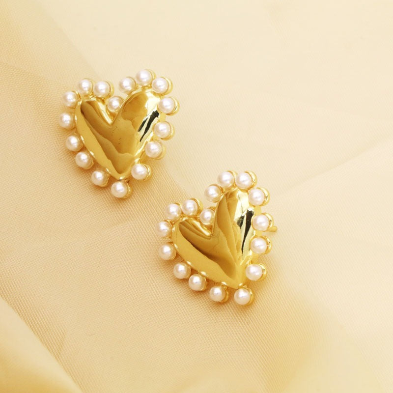 Pre Order:  Pearl Butterfly Love Star Earrings