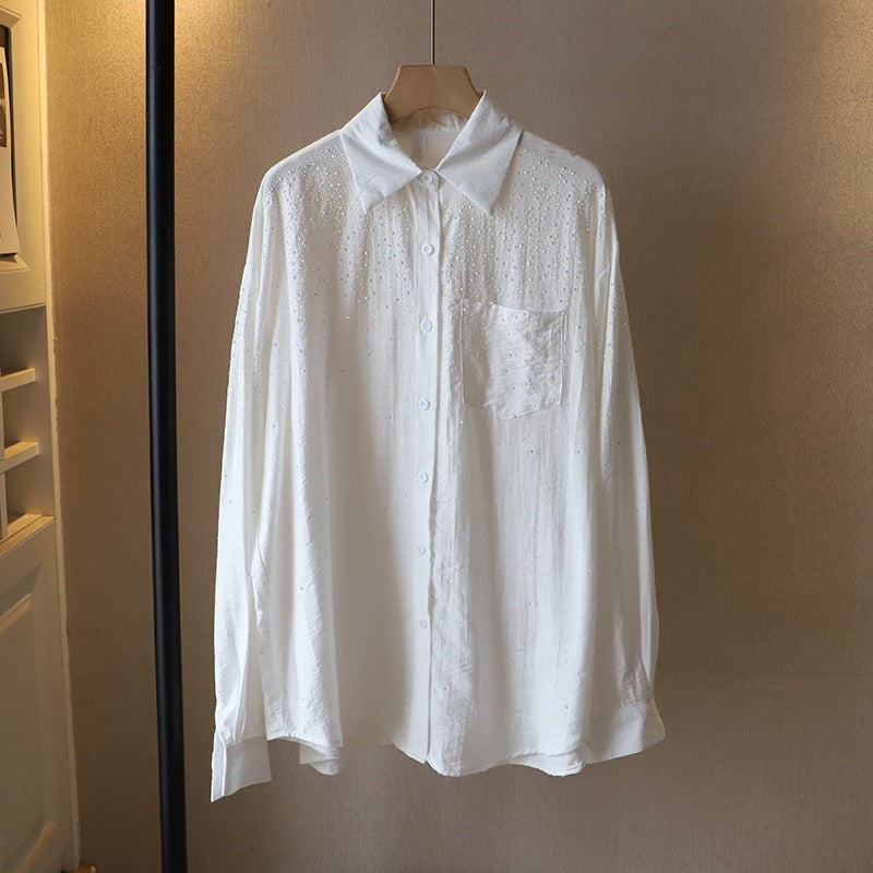 Flash Diamond Loose Shirt