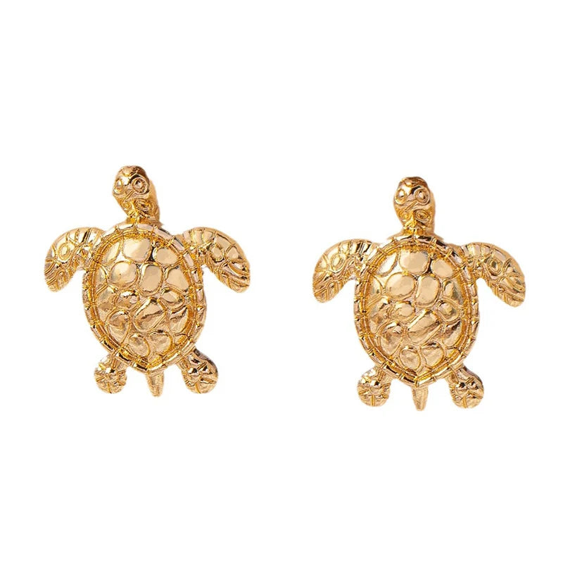 Pre Order: Gold Sea Turtle Earrings