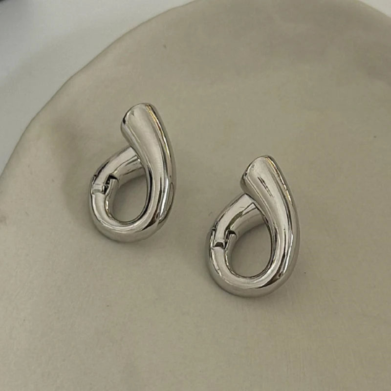 Pre Order:  Chunky Open Hoop Earrings