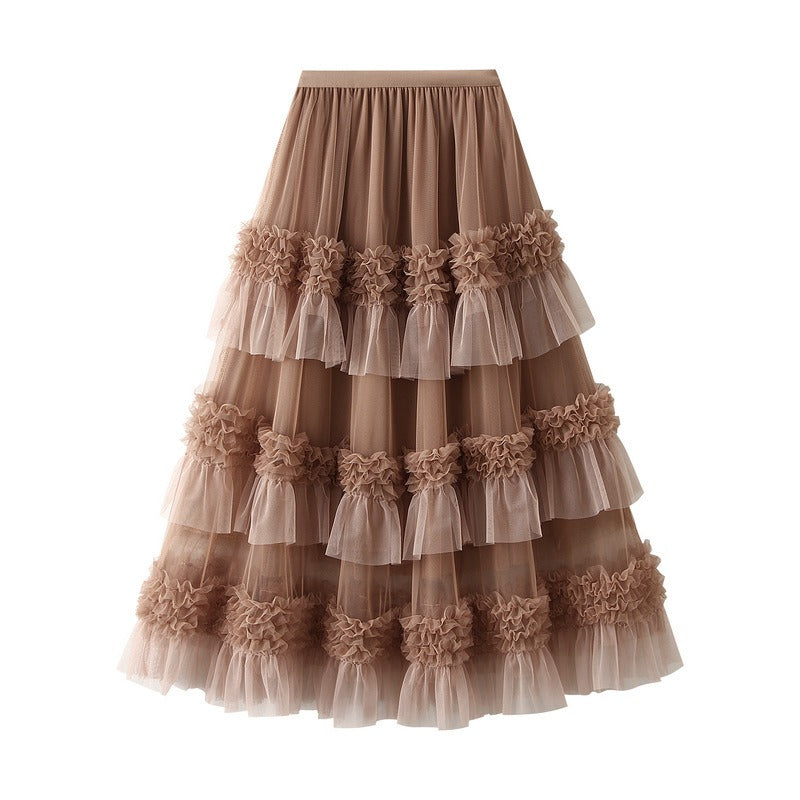 Pre Order:  Big Fluffy Mesh Cake Skirt