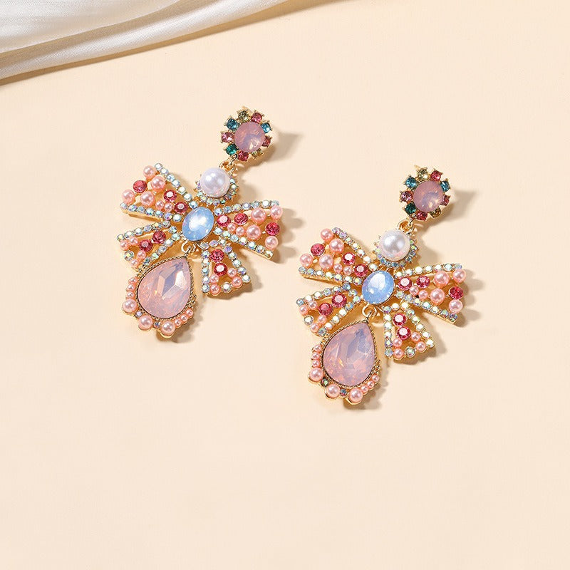 Pre Order:  Boho Alloy Pearl Stud Earrings