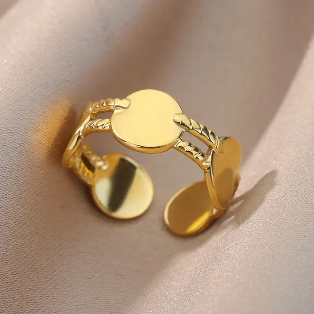 Pre Order:  Irregular Geometric Open Cuff Rings