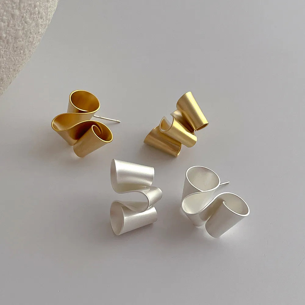 Pre Order:  Matte Ribbon Candy Stud Earrings