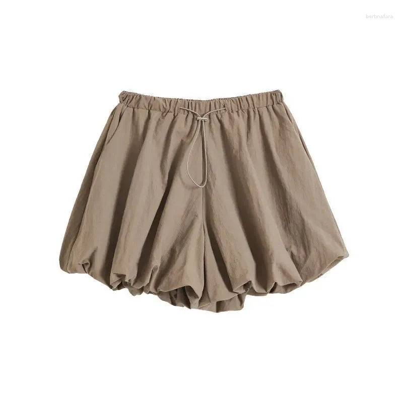 Lantern Drawstring Shorts