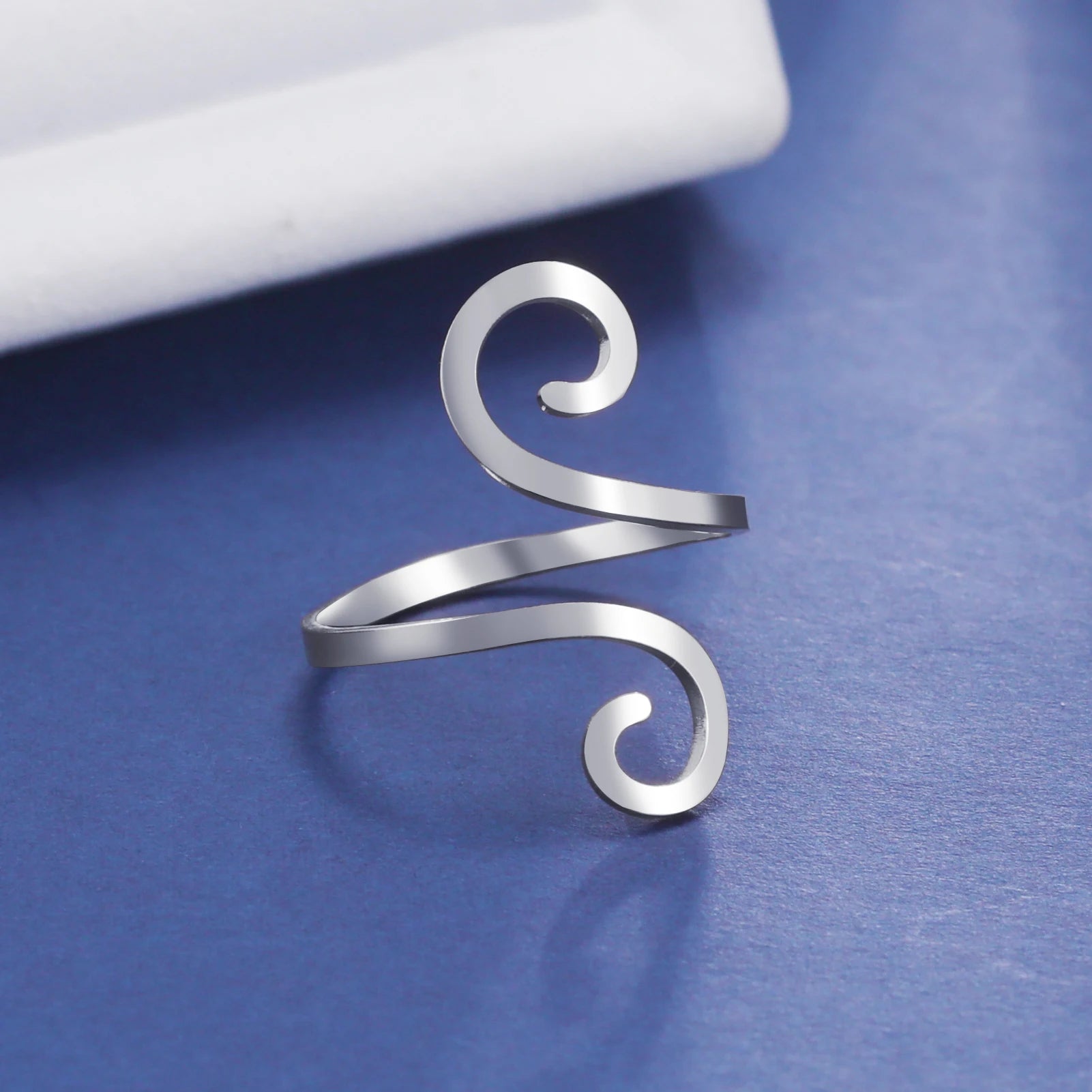 Pre Order:  Double Spiral Adjustable Ring