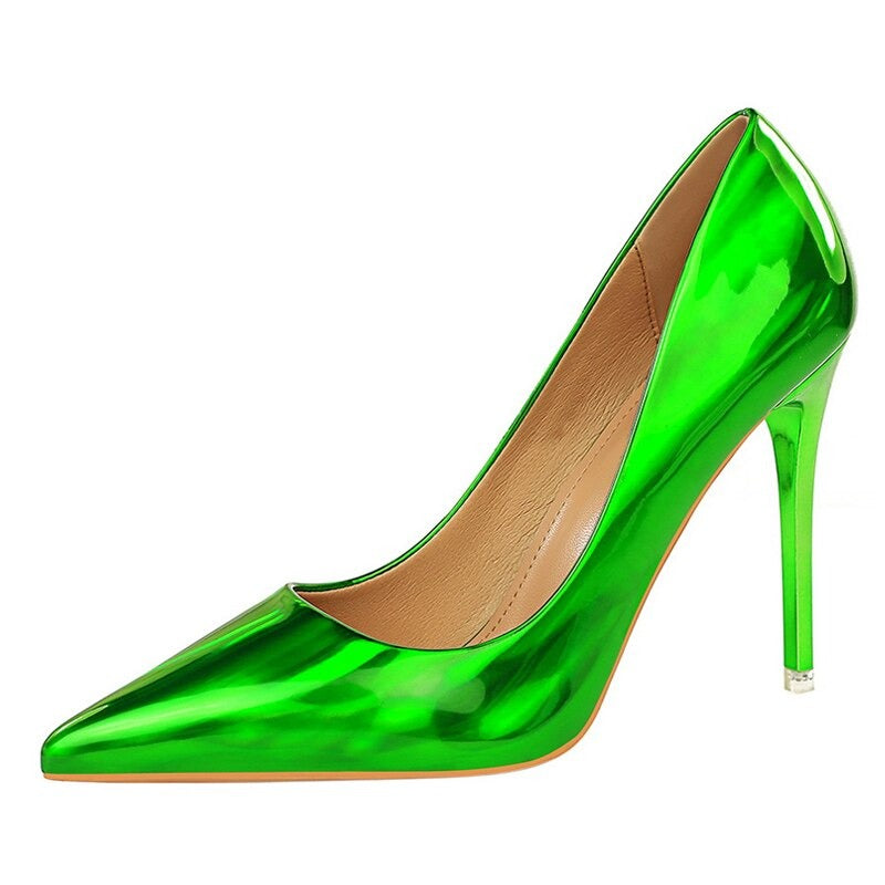 Pre Order:  Glossy Pointed Toes Stilettos