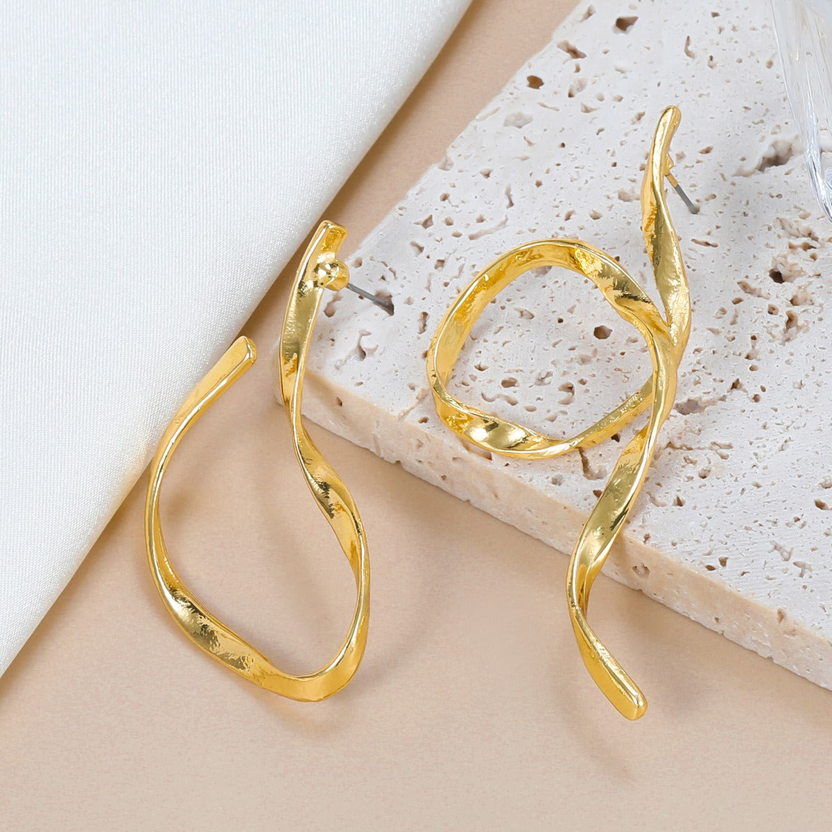 Pre Order:  Asymmetric Minimalist Alloy Earrings