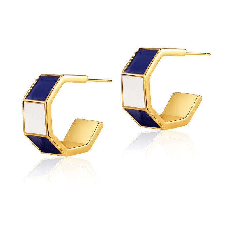 Pre Order:  Vintage Drip Oil Stud Earrings