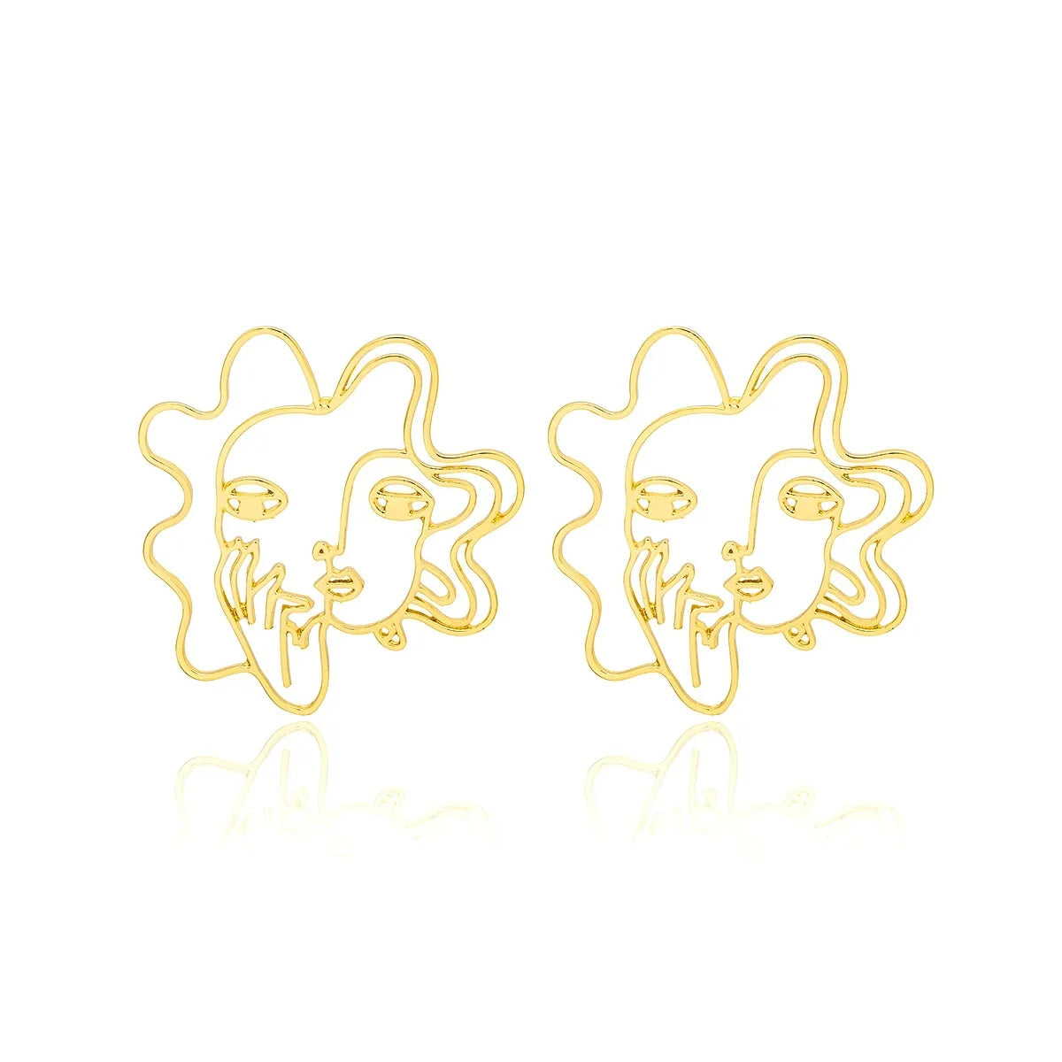 Pre Order:  3D Temperament Facial Earrings