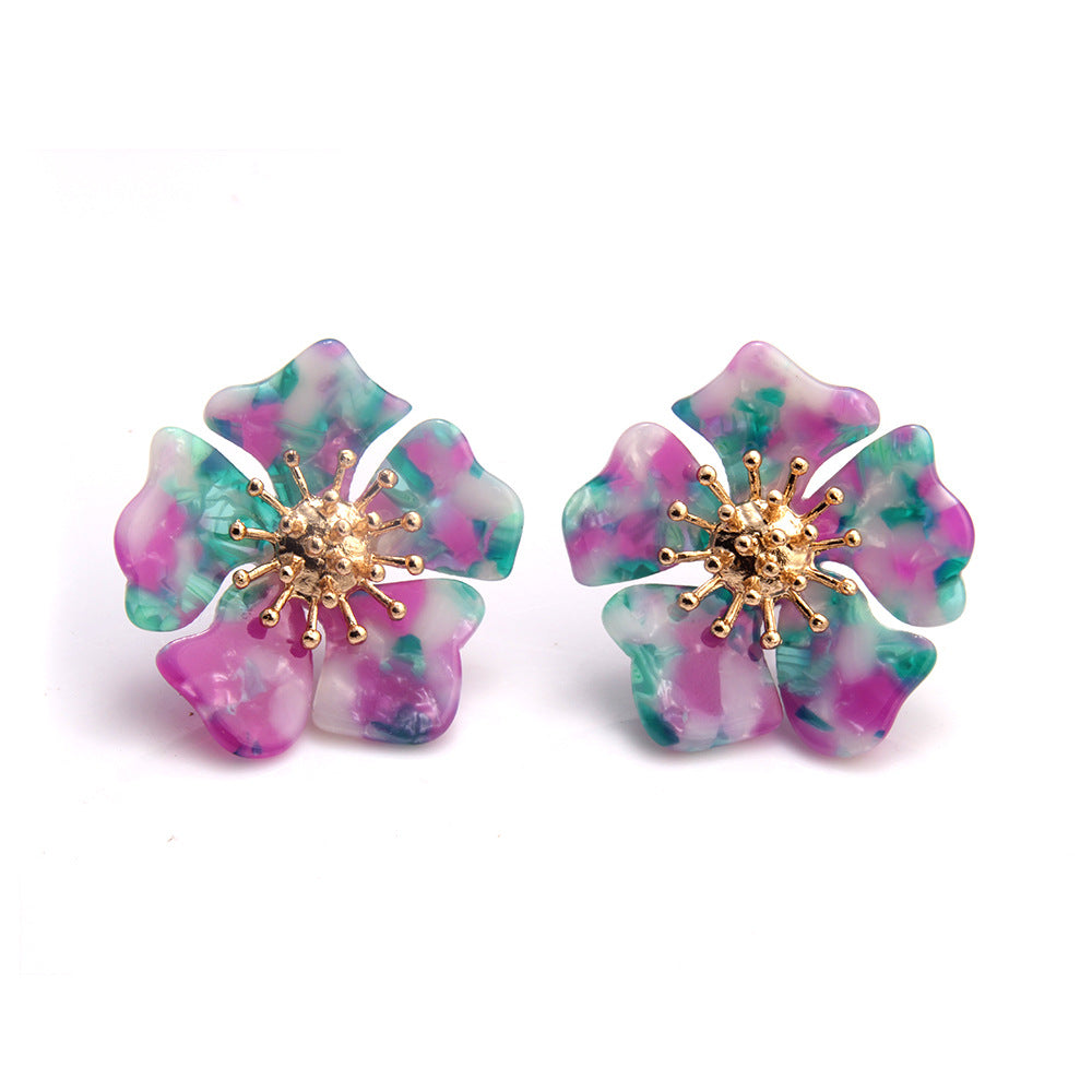 Pre Order:  Flower Blooms Large Stud Earrings