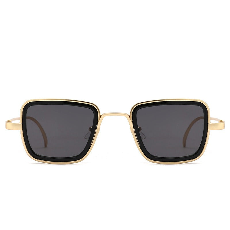 Pre Order:  Square Metal Frame Colored Sunglasses