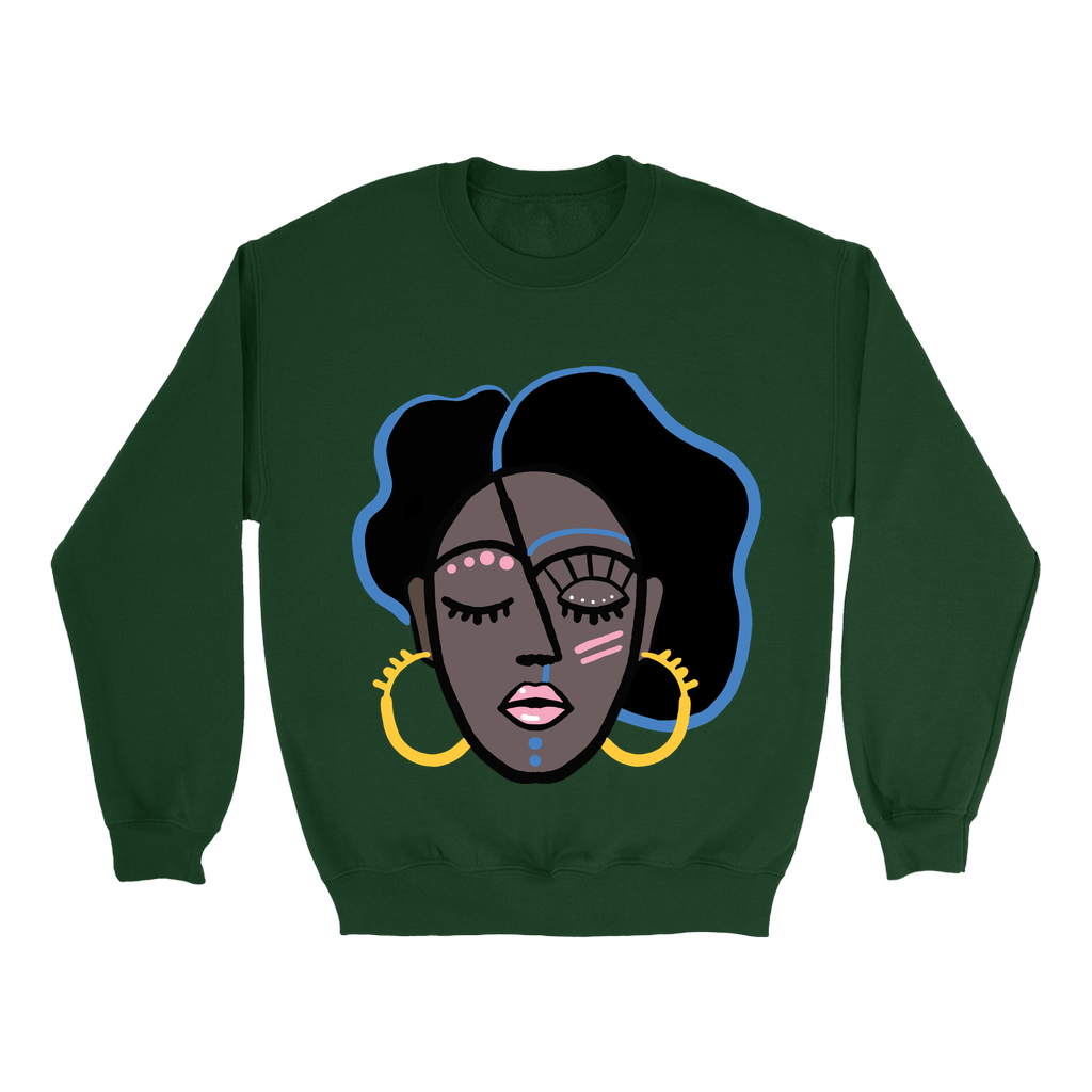 Mocha Afro Blush Sweatshirt