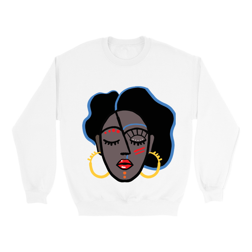 Mocha Afro Red Sweatshirt