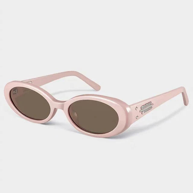 Pre Order:  Retro Oval Panel Sunglasses