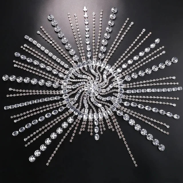 Pre Order:  Cascading Rhinestones Chains Headpiece