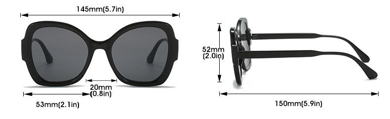 Pre Order:  Full Frame Butterfly Sunglasses