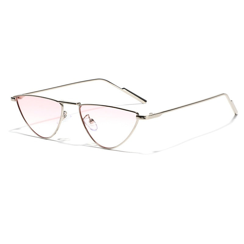 Pre Order:  Triangle Metal Frame Colored Sunglasses