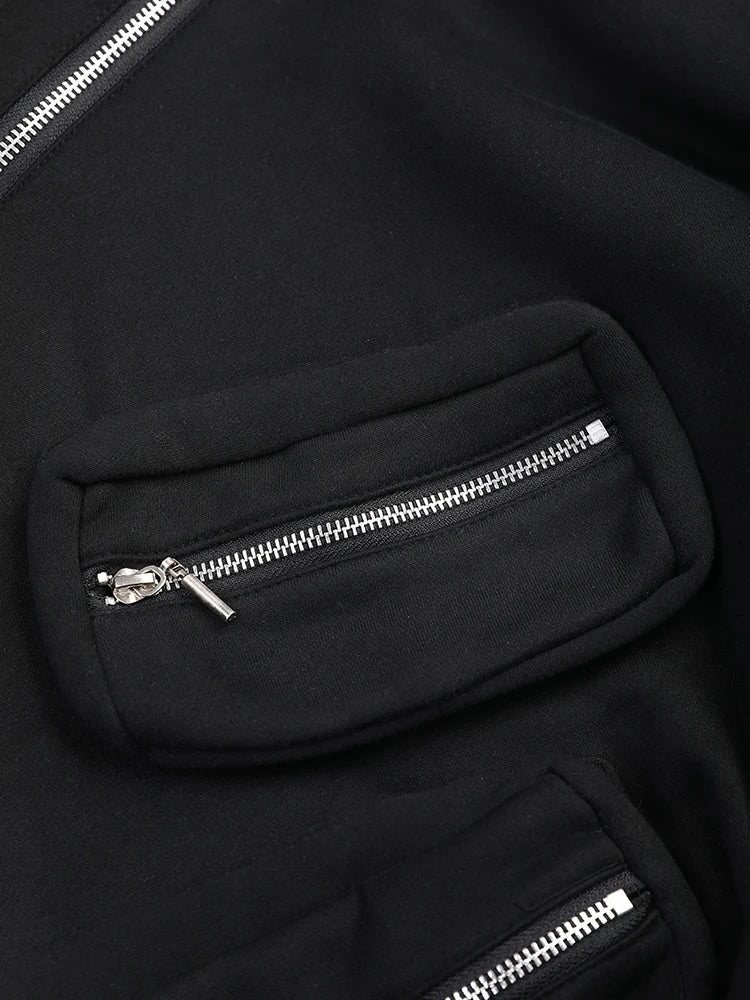 Pre Order:  Deco Zippers Hooded Sweatshirt