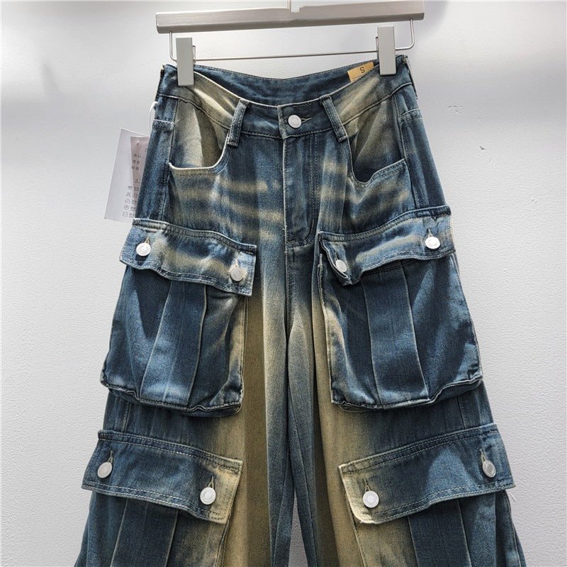 Pre Order:  Distressed Vintage Work Jeans