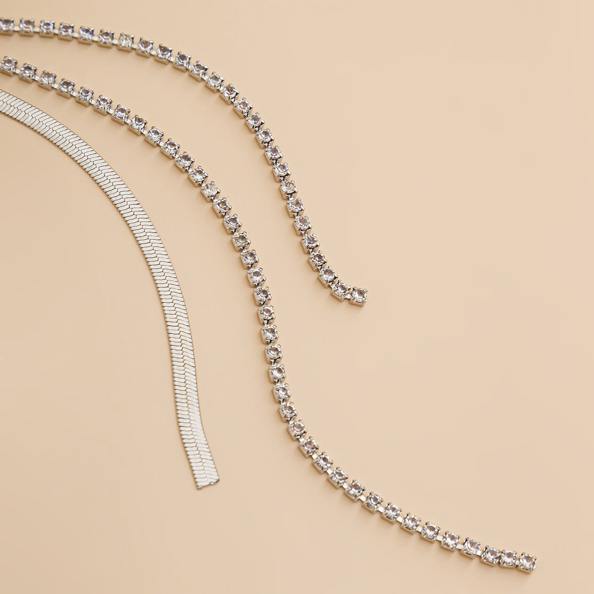 Pre Order: Woven Flat Snake Chain Necklace