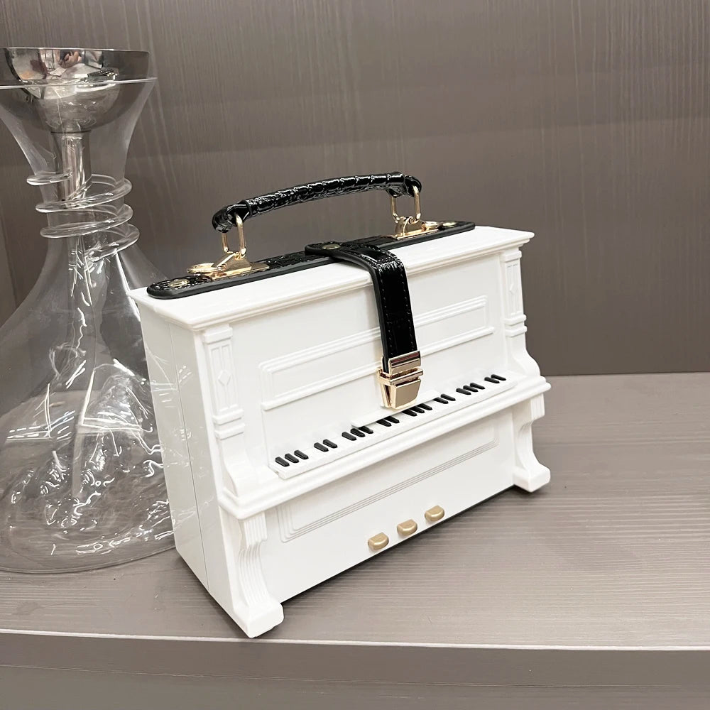 Pre Order:  Piano Top Handle Handbag